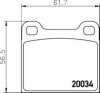 COBREQ N-302 Brake Pad Set, disc brake